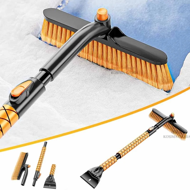 Snow cleaning brush