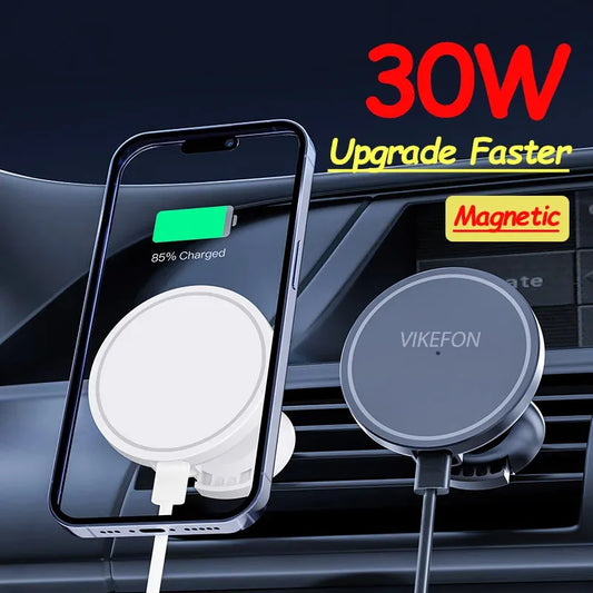 Magnetic phone wireless charger